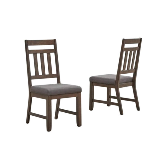 Portland Dining Chair Set by Furniture of America - Brown