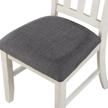 Lido Bay 19" Dining Chair Set by Vilo Home - White/Gray