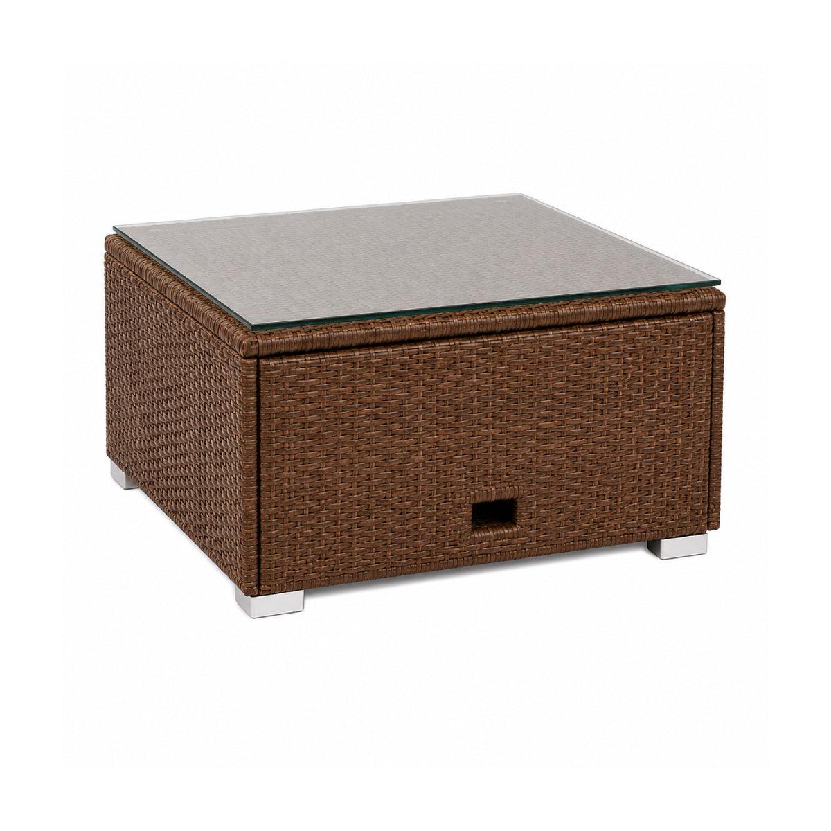 3-Piece Steel Sectional Sofa and Ottoman Set by Best Home