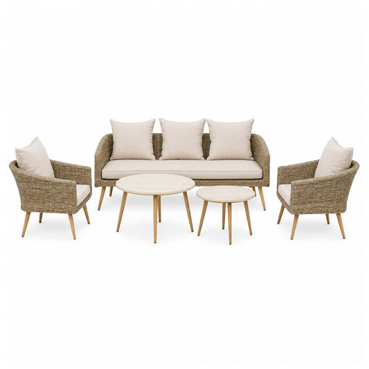 5-Piece Wicker Sofa Set by Best Home