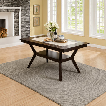 Mesa de comedor Brent de 30,25" de Furniture of America
