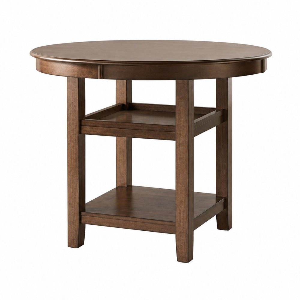 Pasadena (5-Piece) Counter Dining Table Set by Vilo Home - Brown/Gray