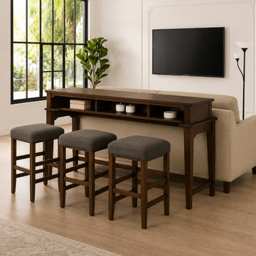 Manchester Sofa Table Set by Best Home - Brown