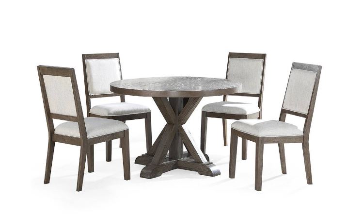 Molly 5 Chairs Round Dinning Set