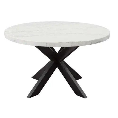 Xenia Counter Height Table with 6 Chairs by Steve Silver Company - Ebony/Light Gray