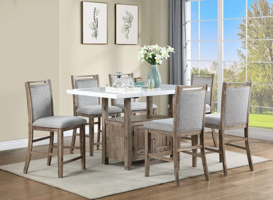 Dorset Hills 7pc Counter Height Dining Set by Vilo home