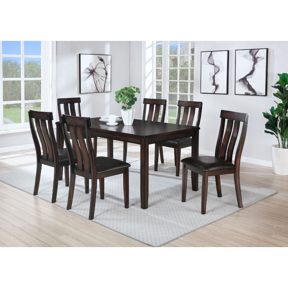 Juego de comedor Brunswick de 7 piezas de 30" de Vilo Home