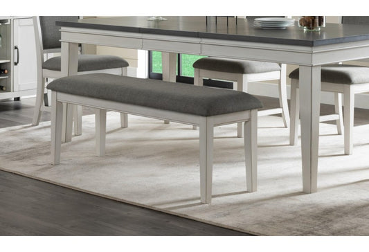 Del Mar Bench White Finish - Curacao