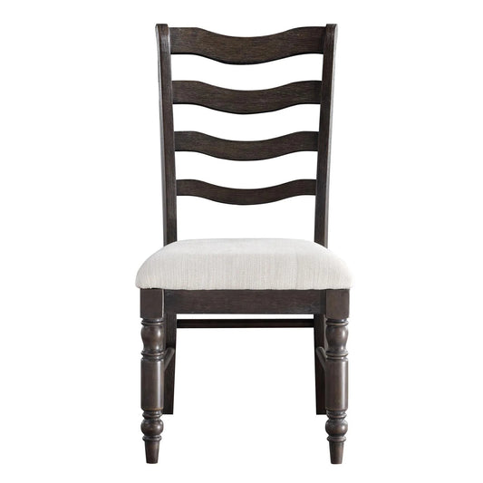 Hutchins Side Chair Set of 2 with Washed Espresso by Steve Silver Furniture