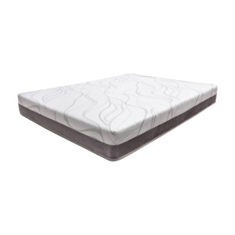 Bundle: Aquarius Wireless Adjustable Bed Base + SilverRest Luna Waterfall Mattress + Kashi Home Queen Memory Foam Lavender Infused Pillow