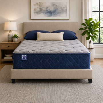 Sealy Moreland Ave 14.5" Soft Tight Top Mattress - Blue/Gray