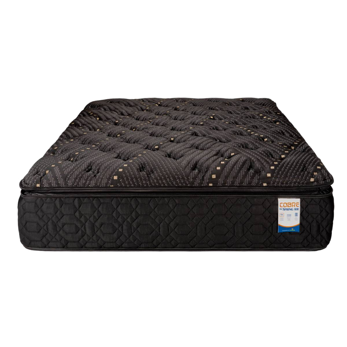 Spring Air Cobre Pillow Top Mattress - Black