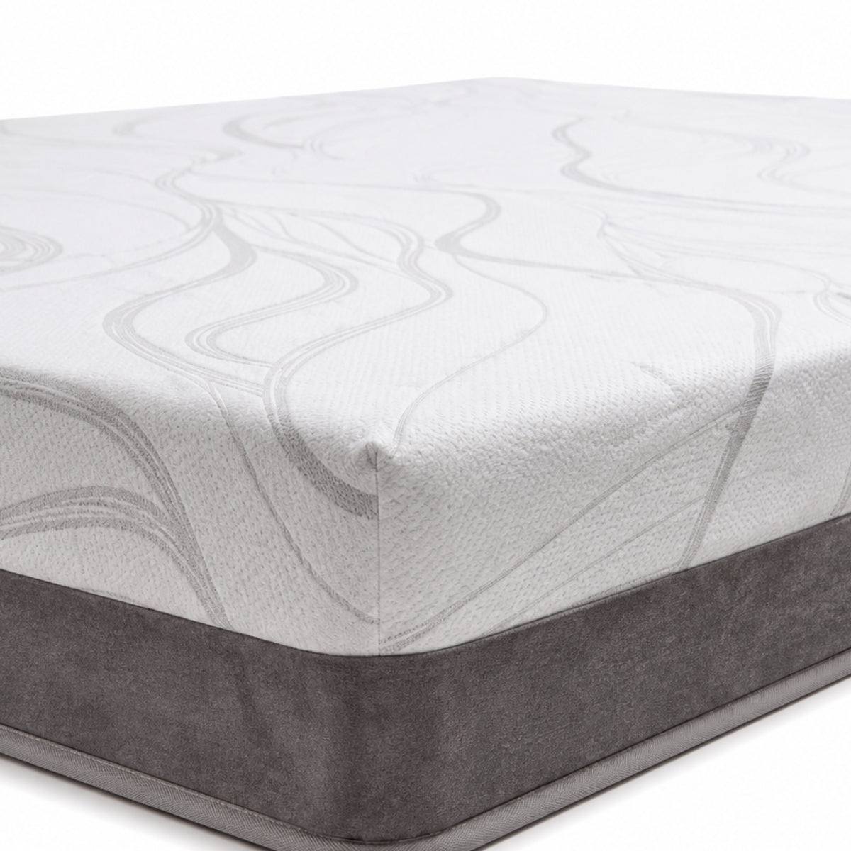 SilverRest Luna Waterfall Mattress - White/Gray