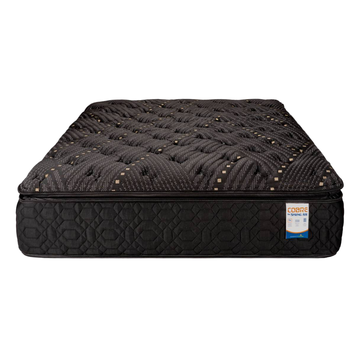 Spring Air Cobre Pillow Top Mattress - Black