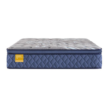 Funda de almohada Sealy Featherton Euro Pillow Top suave, tamaño Queen