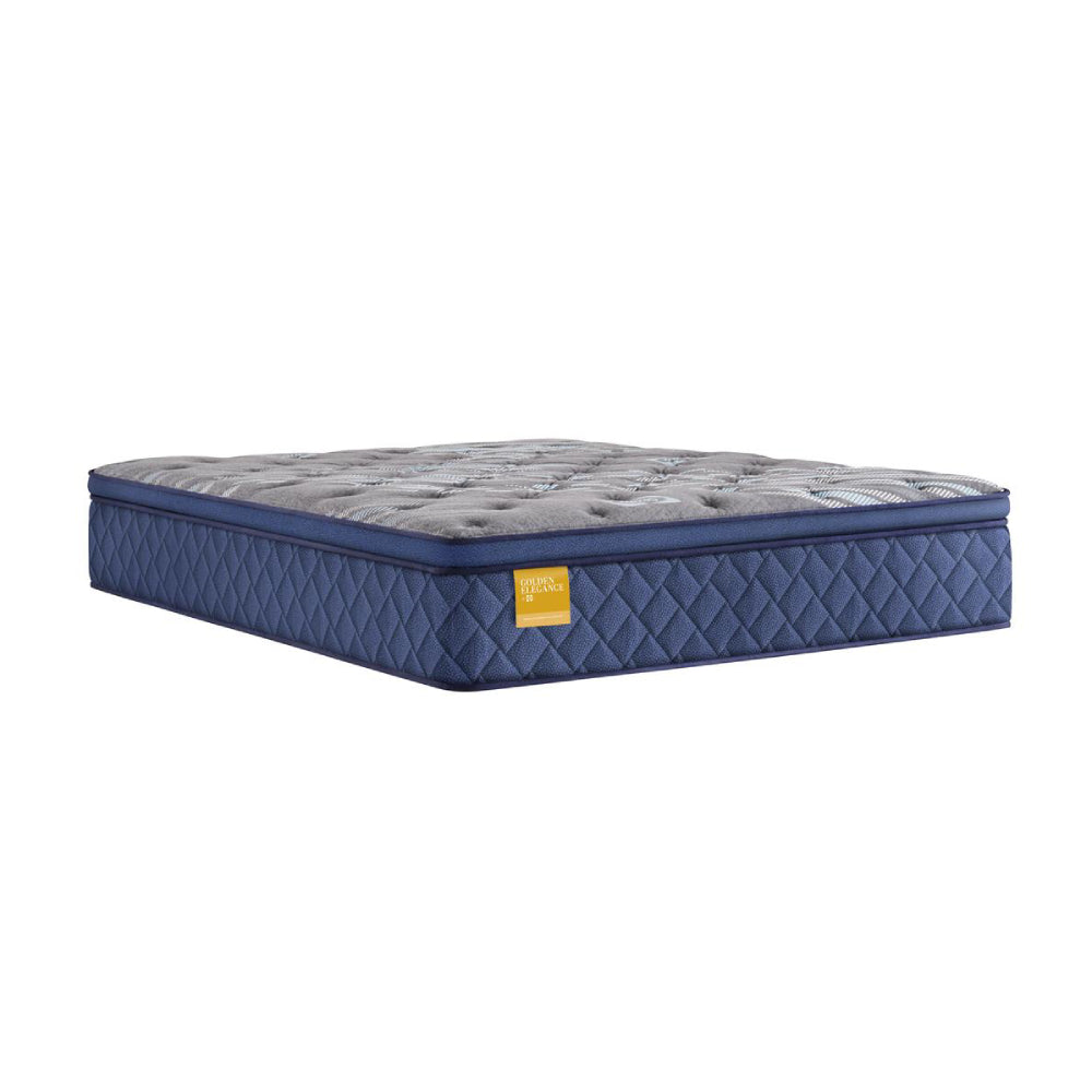 Funda de almohada Sealy Featherton Euro Pillow Top suave, tamaño Queen