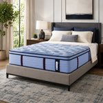 Sealy Posturepedic Pro Reno 15" Medium Euro Pillow Top Mattress - Blue