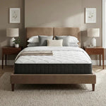 Diamond Mattress 6" Gabriella Plush Foam Mattress - White/Black