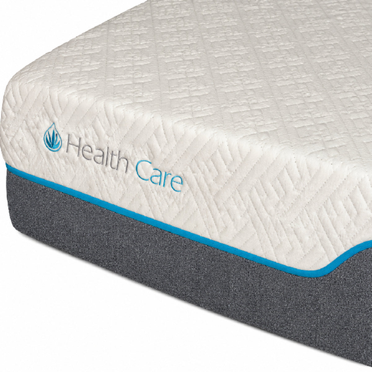 Comfort Bedding Aspen Memory Cooling Queen Size Mattress - Gray/White