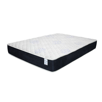 SilverRest Amelia 11" Firm King Size Mattress - White/Blue