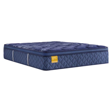Sealy Remington Spring Soft Eastern King Size Mattress - Blue/Gray