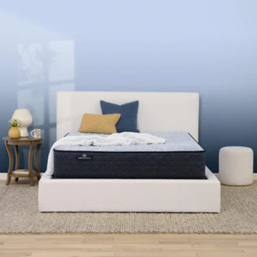 Serta Perfect Sleeper Lagoon Nights Plush King Mattress - Blue/White