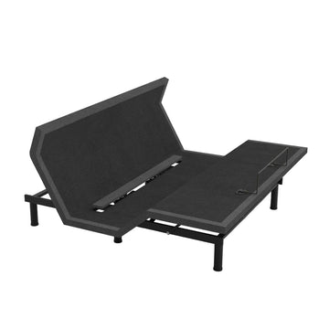 Aquarius 400 Massage Plus Adjustable Base by Logic Data- Black