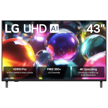 LG Class 43" UA7000 UHD 4K AI Smart WebOS TV