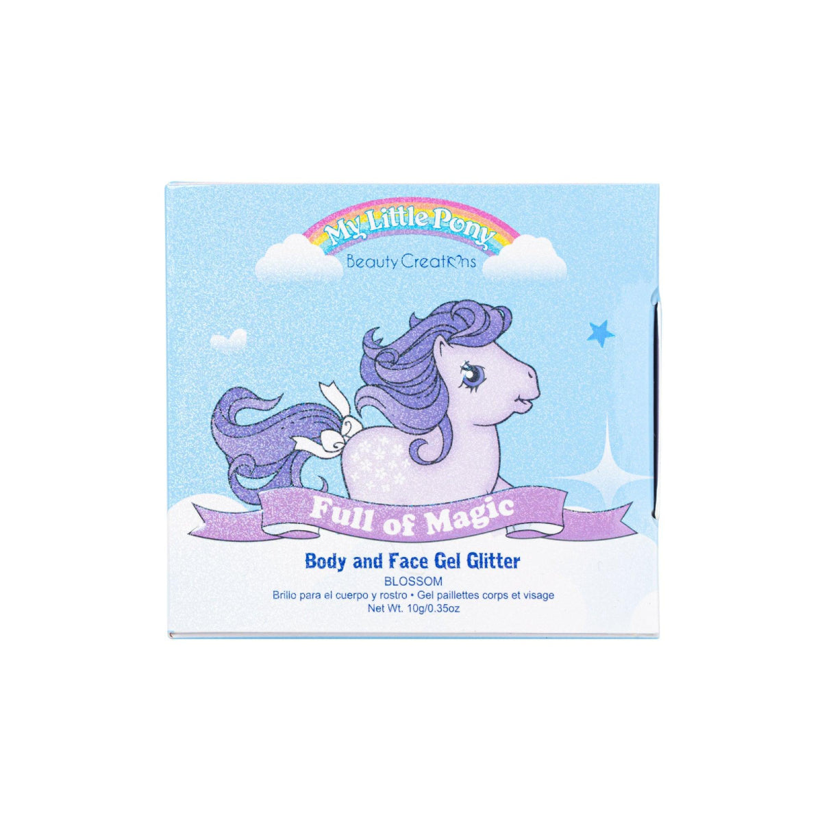 Beauty Creations X My Little Pony "Full of Magic" 0.35 oz Body and Face Gel Glitter - Blossom