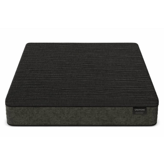 Diamond Mattress Shadow 12" Hybrid Cooling Firm Mattress - Gray/Black
