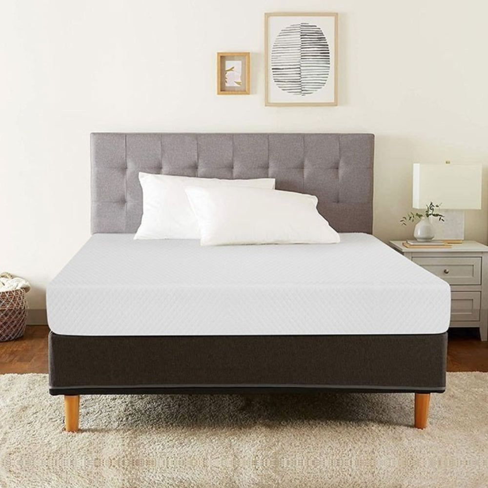 Bundle: Suave I Head-Up Adjustable Base - Queen + Furniture of America Coreopsis 8" Queen Memory Foam Mattress