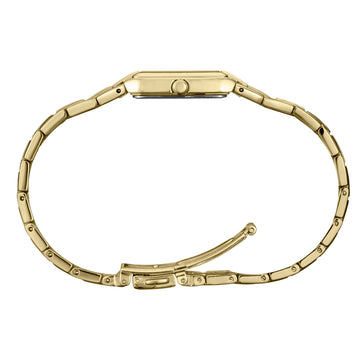 Seiko Essentials Women's 15.5mm Gold-Tone Bracelet Watch - Champagne Dial