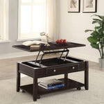 Bradford 40" Rectangular Coffee Table with Drawer by Coaster Furniture - Brown