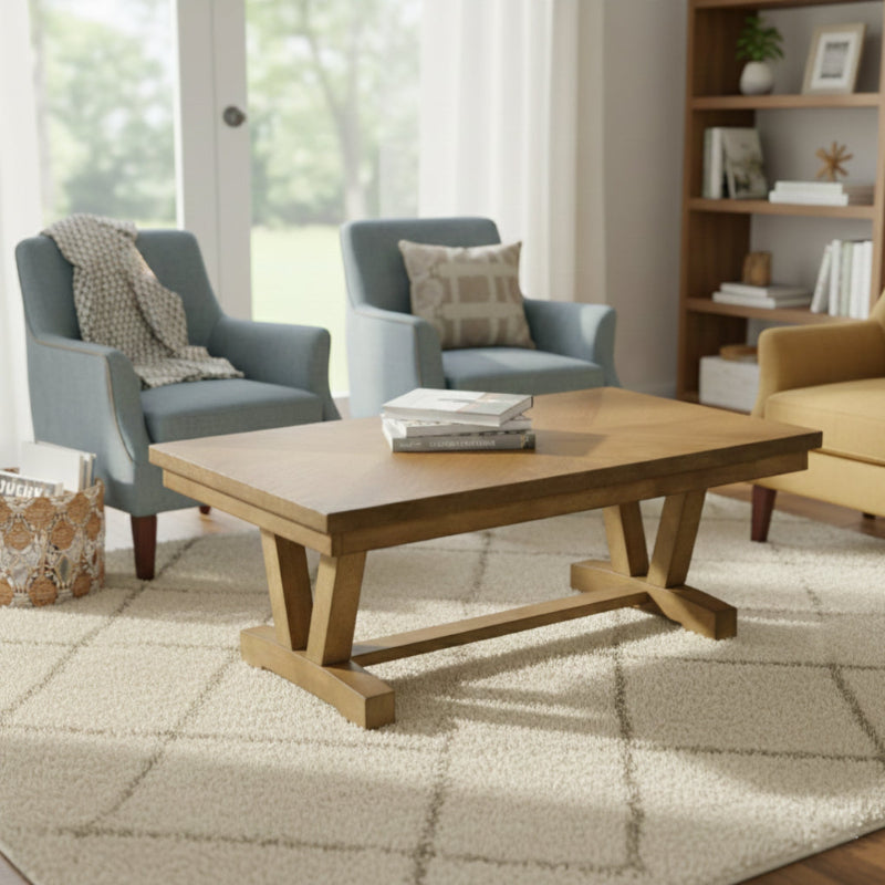 Calgary Coffee Table by Best Home - Brown