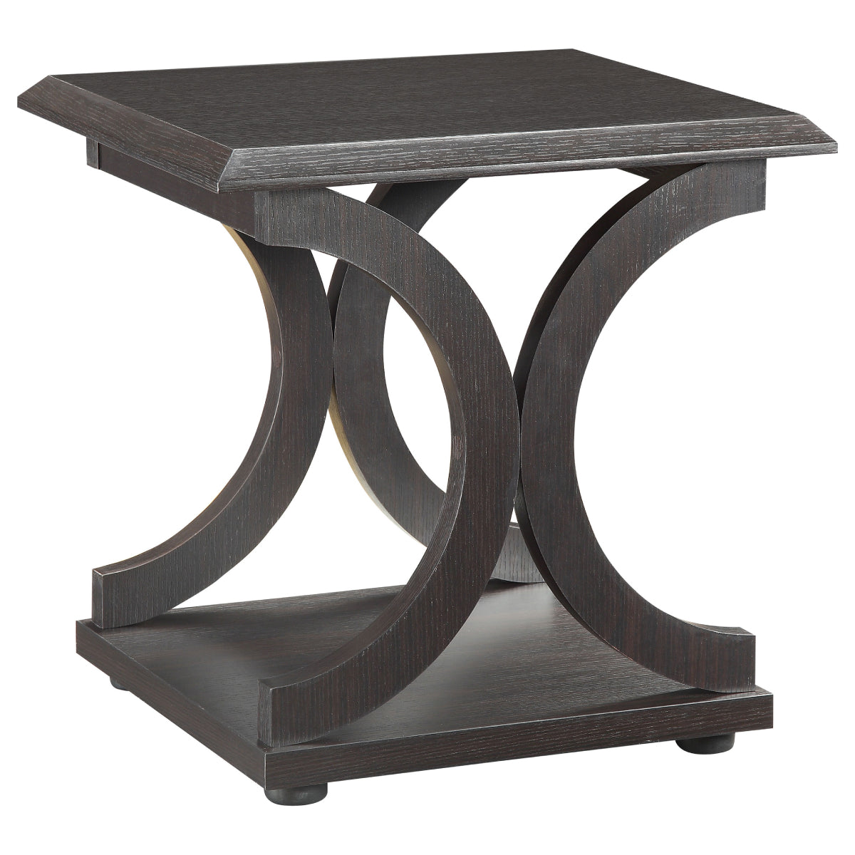 Shelly 22" Rectangular End Table by Coaster - Brown