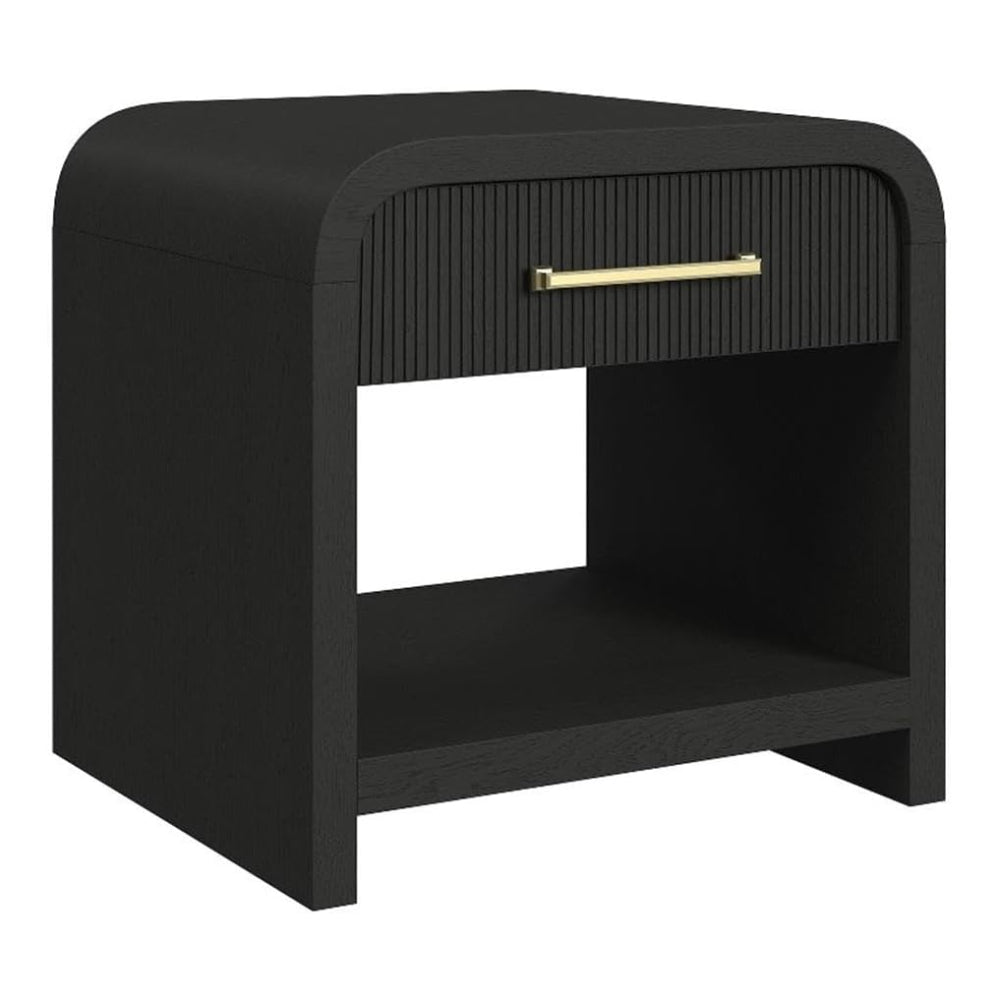24" End Table with USB by Picket House Furnishings - Black