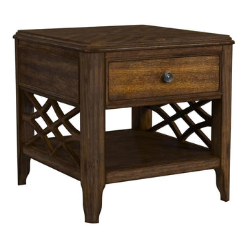Toledo 24" End Table by Picket House Furnishings - Brown