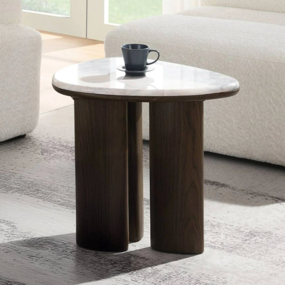 Hanale End Table by Acme Furniture - Brown