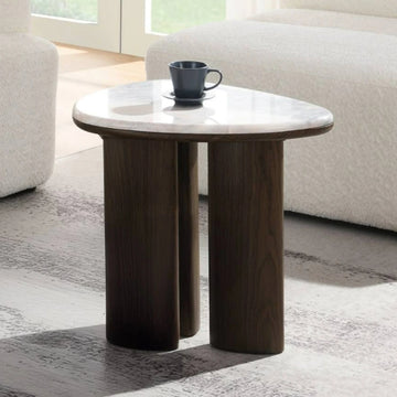 Hanale End Table by Acme Furniture - Brown