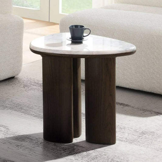 Hanale End Table by Acme Furniture - Brown