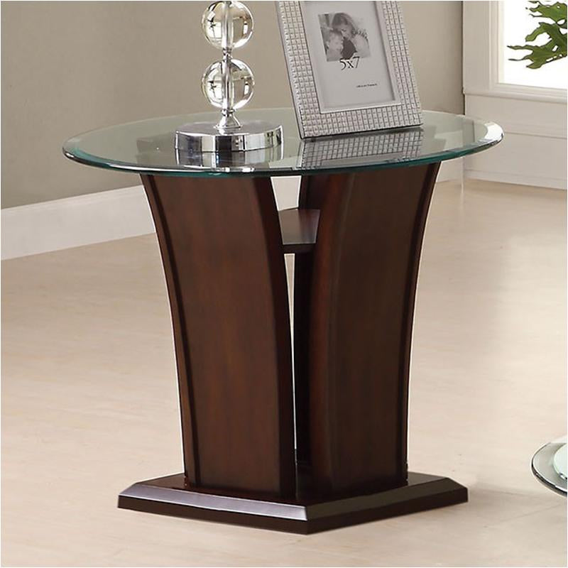 Manhattan 16" End Table by Furniture of America - Brown