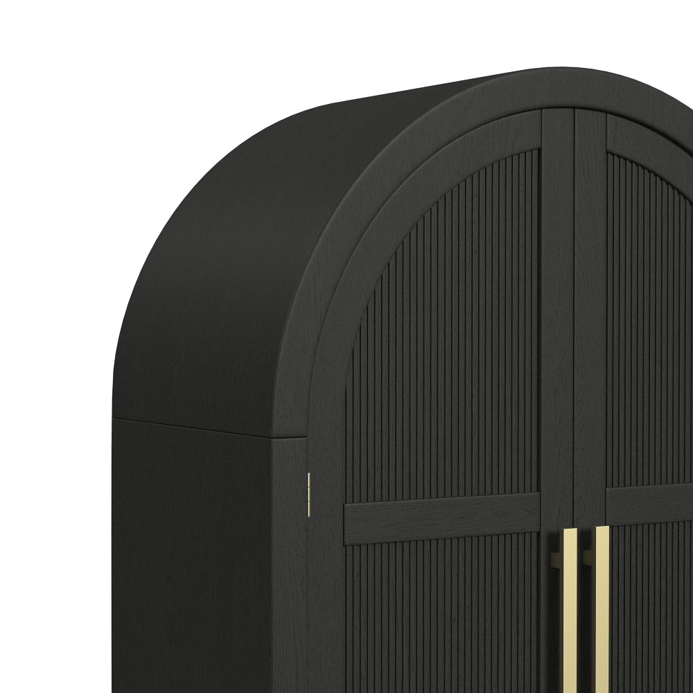 66" Ridgemont Large Bookcase by Elements - Black