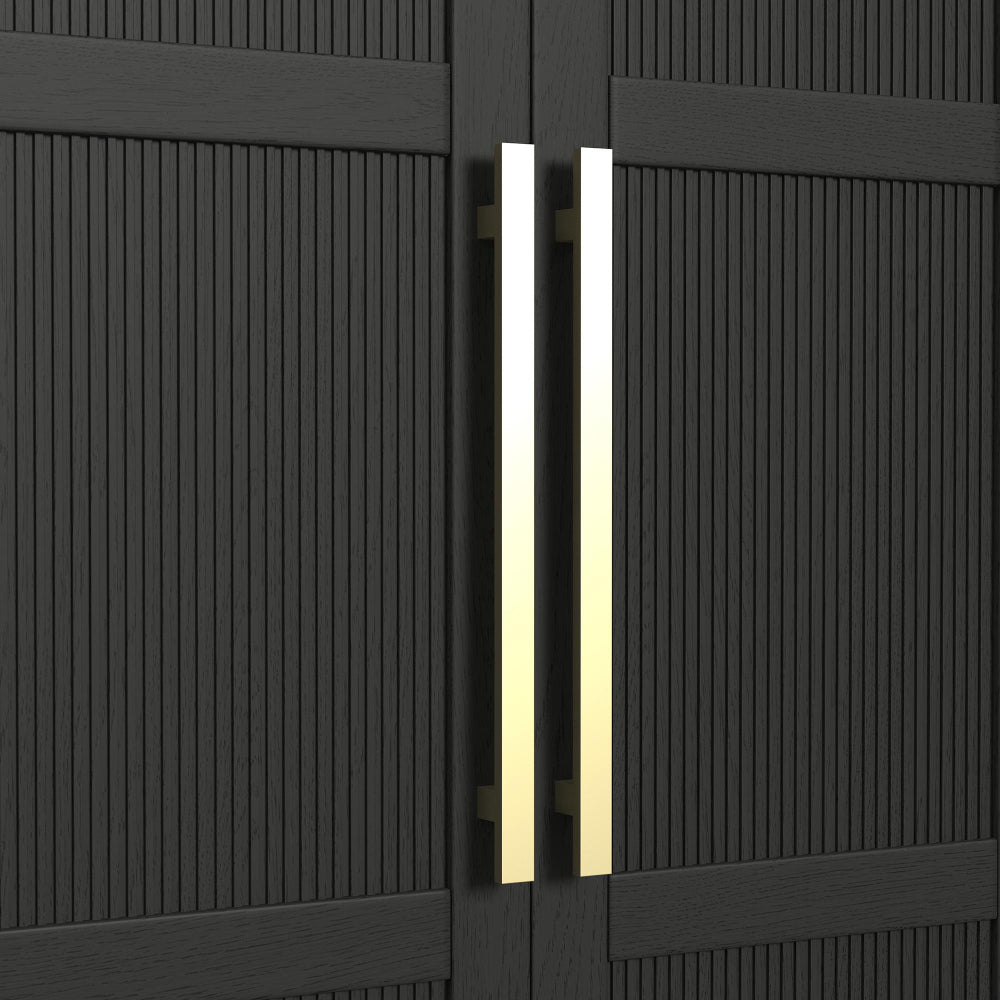 66" Ridgemont Large Bookcase by Elements - Black