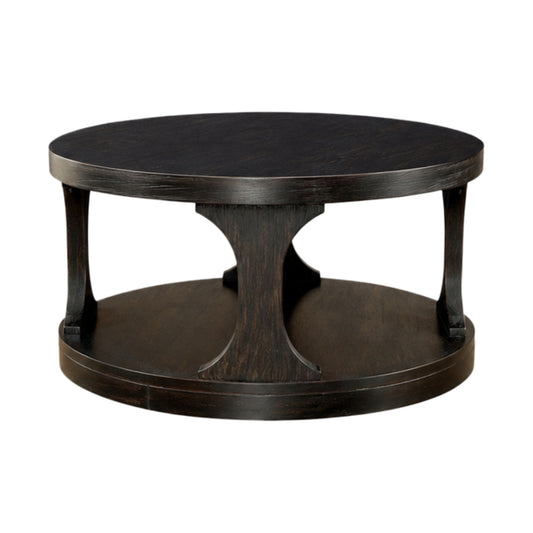 Mesa de centro Carrie de 18" con estante abierto de Furniture of America