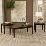 Amaro (3-Piece) Coffee and End Table Set by Coaster Furniture - Brown