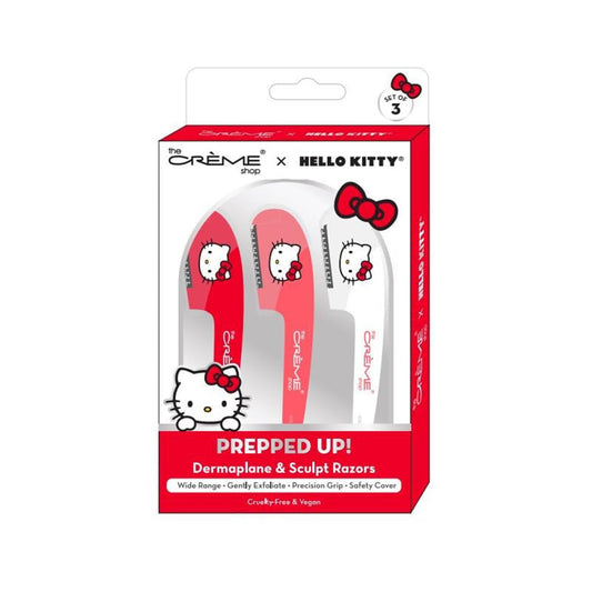 The Creme Shop X Hello Kitty Prepped Up! Dermaplane and Sculpt Razors Set (3 Pieces0