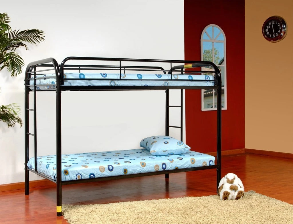 Twin/Twin Bunk Bed - Black