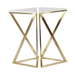Triangle 12" Accent Table Set of 2 by UMA Enterprises