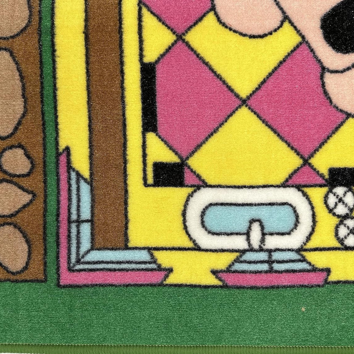 L.A Rugs 4' 3" x 6' 6" Fun Time Dollhouse Rectangular Area Rug