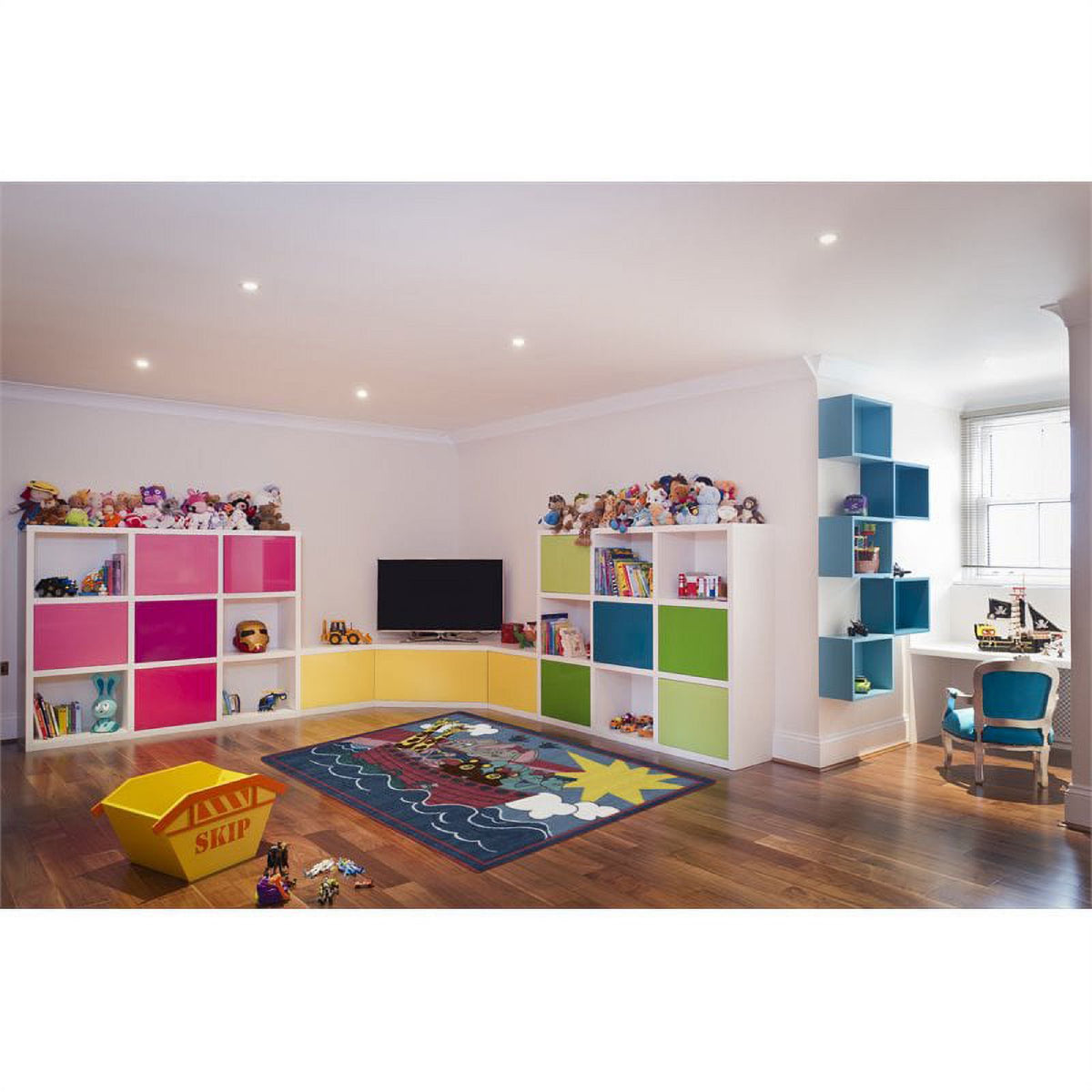 L.A Rugs 2' 7" x 3' 11" Fun Time Noah's Ark Rectangular Area Rug